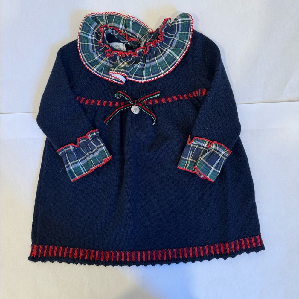 Foque Knitted Wool Holiday Dress